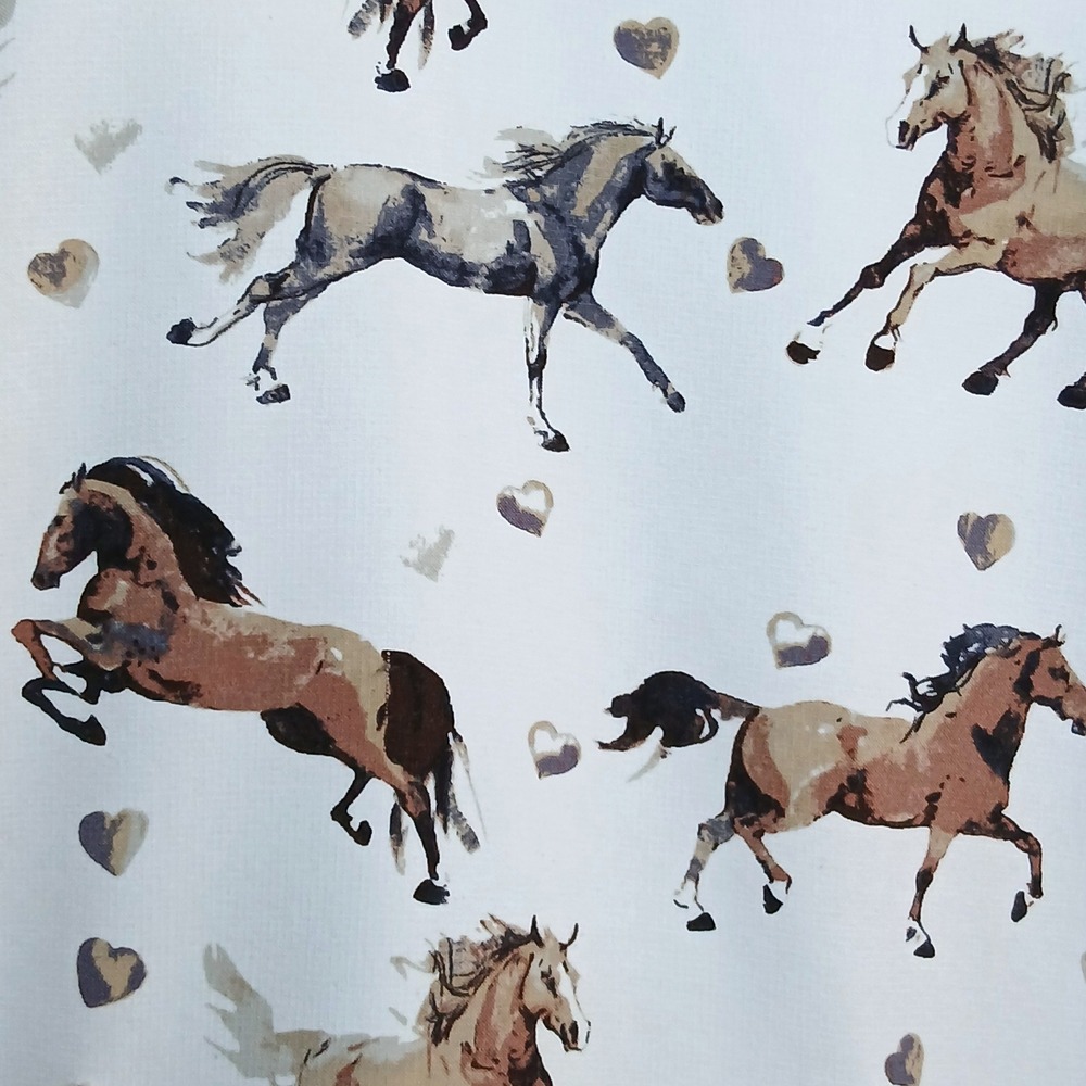 Carhartt Force Women S Horse Print Scrub Top Equestrian Western V-Neck Pockets - Picture 9 of 9